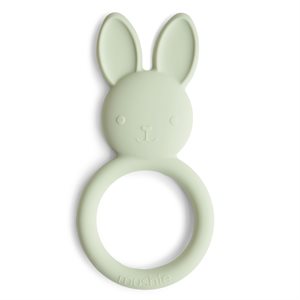 Mushie Teether - Bunny - Sage